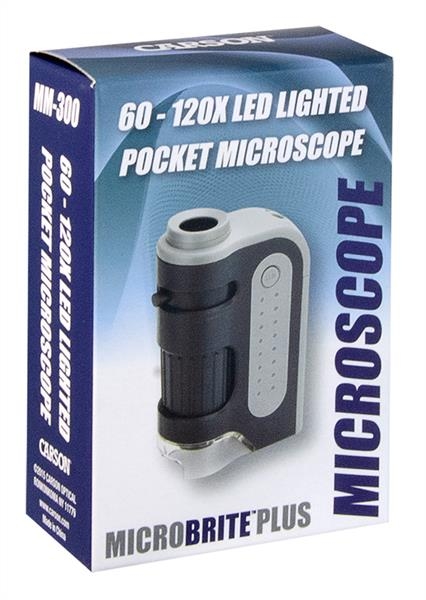 Carson MicroBrite Plus "MM-300" Taschenmikroskop Mikroskope Lupe